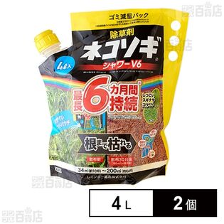 ＜農薬＞ レインボー薬品 ネコソギシャワーV6エコパウチ 4L