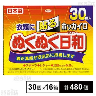 ホッカイロ ぬくぬく日和 貼る レギュラー 30個