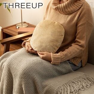 【ベージュ2個セット】Three-up(スリーアップ)/蓄熱式エコ湯たんぽ「ぬくぬく」 (フランネルVer.) 