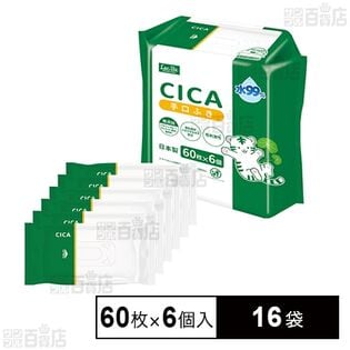 CICA ウエットティッシュ 手口ふき 360枚(60枚×6個)