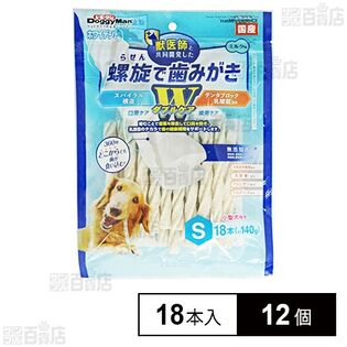 ホワイデント 螺旋で歯みがき Wケア S 18本入
