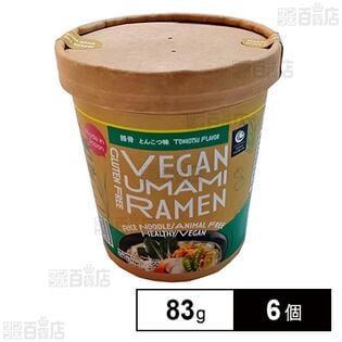 藤和乾物 ヴィーガン旨味ラーメンとんこつ風 83g×6個