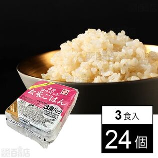 東洋ライス 金芽ロウカット玄米ごはん (150g×3食パック)×24個