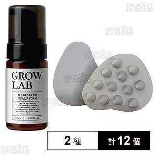 【医薬部外品】 GROW LAB メディケイテッドスカルプフォーム 100ml / スカルプブラシ