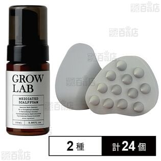 【医薬部外品】 GROW LAB メディケイテッドスカルプフォーム 100ml / スカルプブラシ