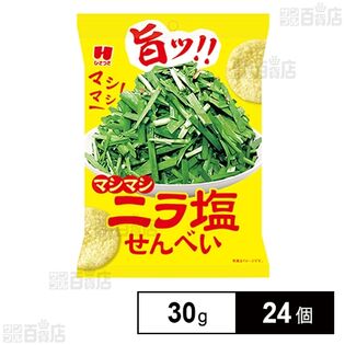 ひざつき マシマシにら塩せんべい 30g