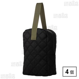シューズバッグ ナイロンオックスキルト BK ブラック 1枚入