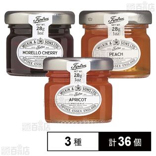 チップトリー ミニジャム 3種セット(アプリコット 28g / ピーチ 28g / モレロチェリー 28g)
