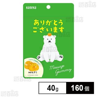 メッセージグミ ありがとうございます(みかん) 40g