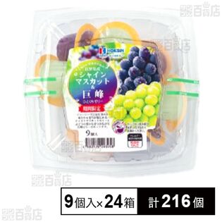 長野県産シャインマスカット&巨峰ひとくちゼリー 21g×9個入