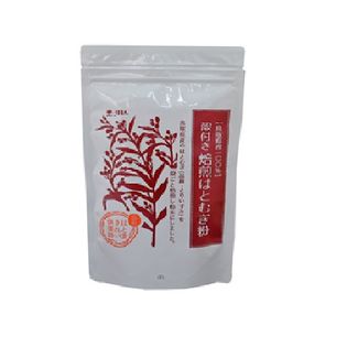 鳥取県産のはとむぎを使った殻付き焙煎はとむぎ粉