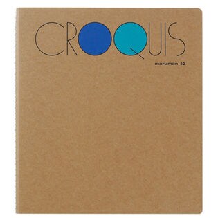 【計2冊】マルマン クロッキーブック SQ L判1/4サイズ 白クロッキー紙 100枚