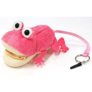 カエル ピンク ぬいぐるみイヤホンジャックを税込 送料込でお試し サンプル百貨店 カナディアン ギャラリー