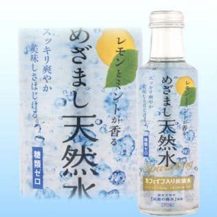 【200ml×24本】めざまし天然水 カフェイン入り炭酸水
