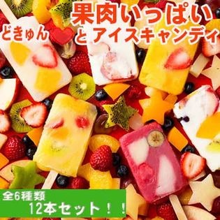 【9月1日-9月3日限定】【計12種(6種×2本)】どきゅんとアイス6種セット(12本セット)