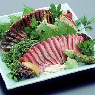 【3連休限定】高知特産【藁焼きカツオのタタキとトロカツオの刺身セット】