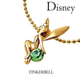 極美品 スワロフスキー ネックレス ティンカーベル ディズニー クリスタル 箱付 スワロフスキー ネックレス【ディズニー ティンカーベル】刻印入り