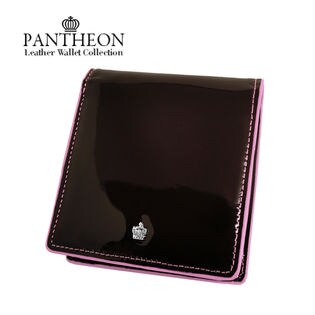 エナメル加工 本牛革 二つ折り 短財布 小銭入れあり メンズ 王冠 クラウン ロゴ ブランドを税込 送料込でお試し サンプル百貨店 Salon De Kobe