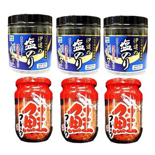 仙台伊達な焼海苔おかず鮭フレーク2種6瓶セット