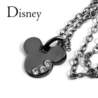 刻印付【ミッキー生誕80周年記年品 スワロフスキー ネックレス】ディズニー ミッキーマウス