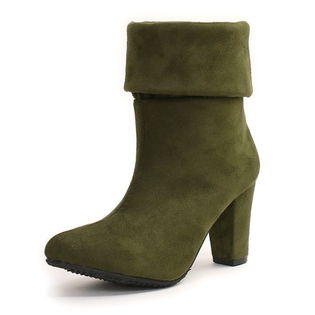 2way チャンキーヒール アーモンドトゥ ヒール ショートブーツ レディースを税込 送料込でお試し サンプル百貨店 株式会社ワタナベ