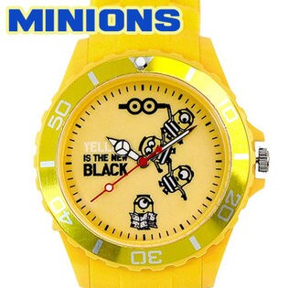 クリスマスに！シリアルNO入 回転ベゼル付き【ミニオン 腕時計】キッズ レディズ メンズ 知育用品