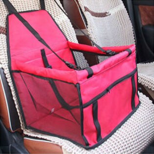 【レッド】ワンちゃん用のカーボックス