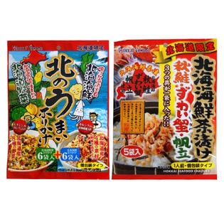 計17食 北海道ふりかけ 海鮮茶漬 各1袋を税込 送料込でお試し サンプル百貨店 株式会社シーティーフーズ