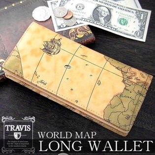 TRAVIS-トラヴィス 　ワールドマップ 長財布