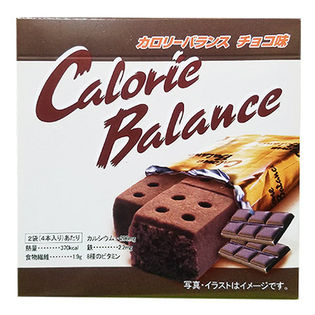 【60箱/チョコ】カロリーバランス【1箱:4本入り(2本×2袋)76g】