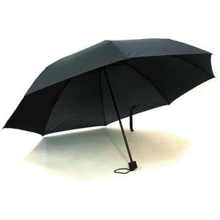 晴雨兼用70cm折り畳み傘 ブラック