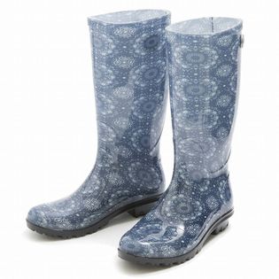 [UGG]SHAYE BANDANA レインブーツ / ブルー【US5(約22cm)】