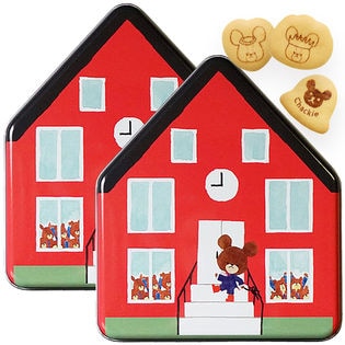 【2缶】くまのがっこう 学校缶 スイートポテトビスケット