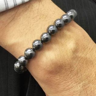 天然 ヘマタイト 8mm ブレスレットを税込 送料込でお試し サンプル百貨店 ワールドパワーストーン