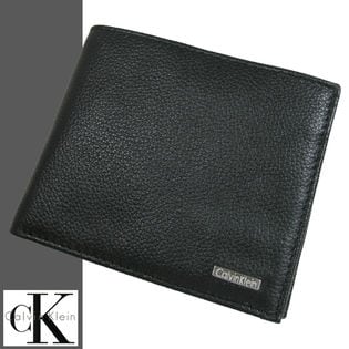 Calvin Klein/カルバン・クライン 本革レザー二つ折り財布 79215