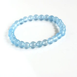 アクアブルージェイド　ブレスレット　天然石　パワーストーン