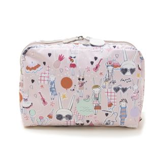 [LeSportsac×Fifi Lapin] ポーチ / ライトピンクマルチ