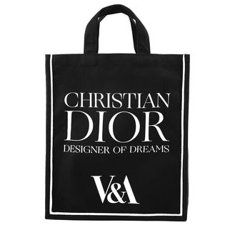 V&A × Christian Dior quote tote bag トートバッグ ブラック