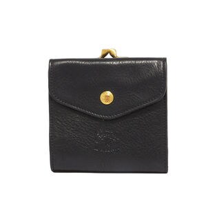 IL BISONTE(イルビゾンテ)]二つ折り財布 / ブラックを税込・送料込でお