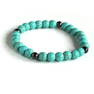 ターコイズ ブレスレット レディース 天然石 パワーストーン トルコ石を税込 送料込でお試し サンプル百貨店 ジュエリーアクセサリー マイスタ