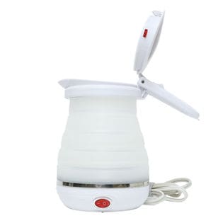 ホワイト　折りたたみトラベルケトル 800ml