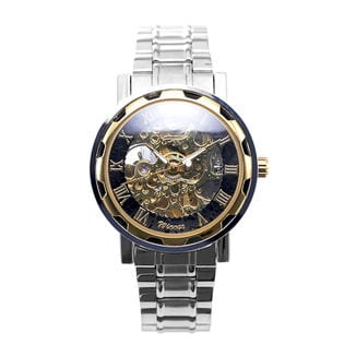 透かし彫りが美しいスケルトン ATW013 自動巻き腕時計