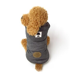 【グレー/XXL】犬 服 犬服 犬の服 フリース ジャケット コート