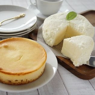 【北海道】きら雪フロマージュとメルティベイクのチーズケーキセット