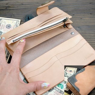 生産数1点のみ 入手困難 カバ革 ヒポ 日本の匠の手作り ウオレットチェーン付きを税込 送料込でお試し サンプル百貨店 Salon De Kobe