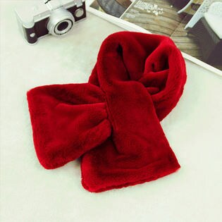 フェイクファーマフラー ワインレッド を税込 送料込でお試し サンプル百貨店 Bila