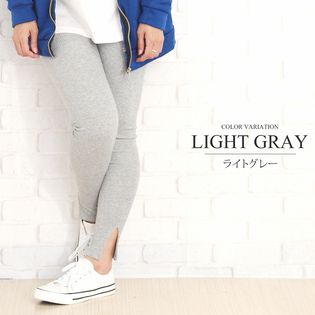 ウォームレギンス ファッション レディース 保温【vl-5294】ライトグレーF