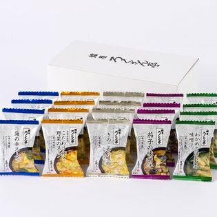 ＜計20食＞ろくさん亭 道場六三郎スーフ゜・味噌汁詰合せ