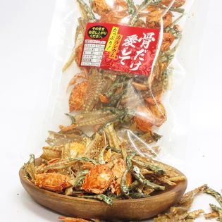 なんて骨太 (1袋) 骨だけ愛して (1袋) アーモンド小魚 (1個)  珍味セット