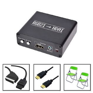 レトロコンバーターHD 3A-XRGBHD、セレクタ、RGBケーブル4機種分 レトロコンバーターHD＋スーパーファミコン用RGBケーブルセット 3A